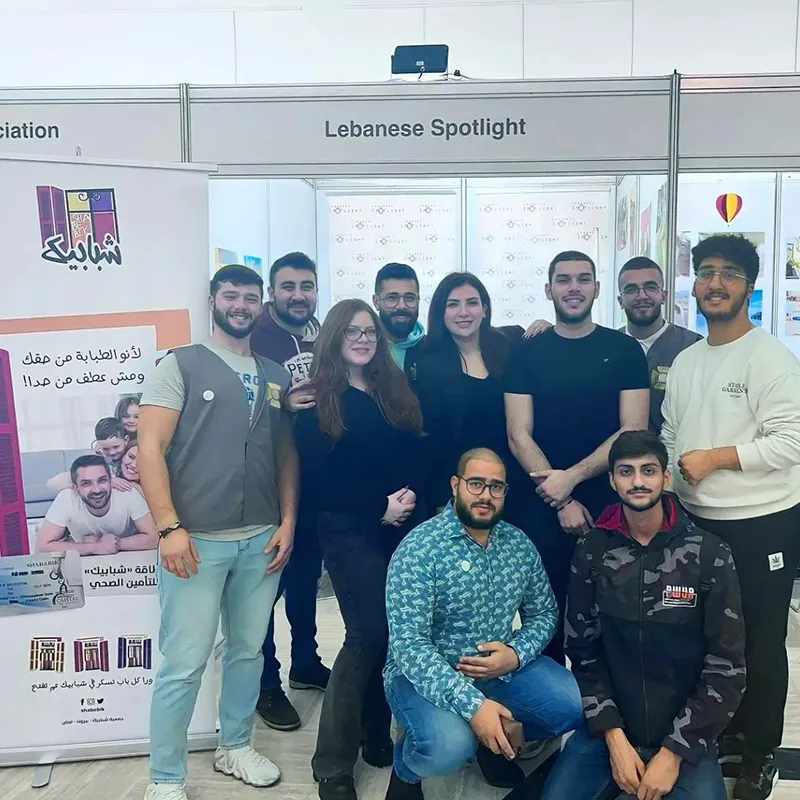 Shabebik team and partners at a community event