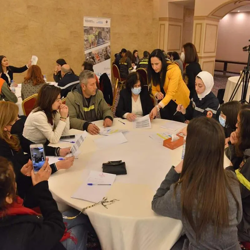 Shabebik members during a community working session